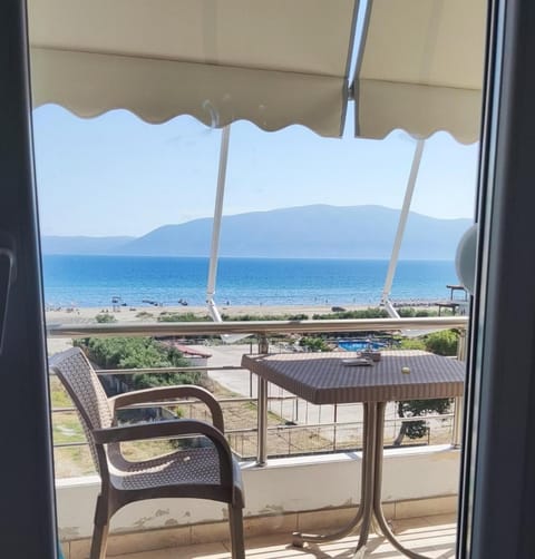 Patio, Natural landscape, View (from property/room), Balcony/Terrace, Mountain view, Sea view, Sea view, Sunset