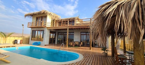 Pool view, Swimming pool, sunbed