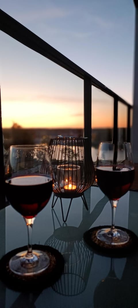Balcony/Terrace, Drinks, Alcoholic drinks, Sunset