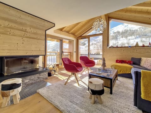 Chalet de luxe 10 pers, sauna, garage proche pistes - FR-1-344-1160 Chalet in Les Allues