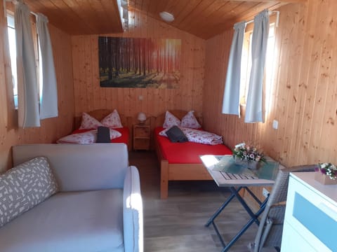 Bed, Seating area, Bedroom