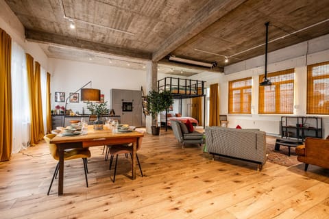 Living room, Seating area, Dining area