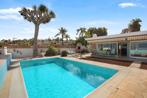 Property building, Living room, Swimming pool
