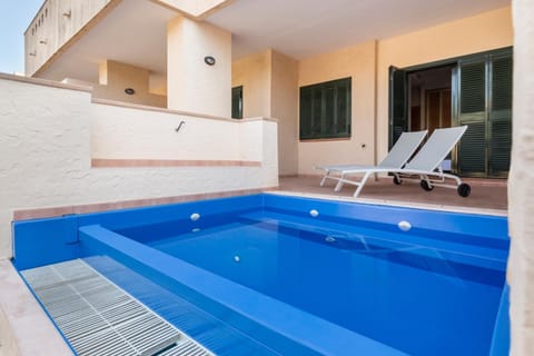 Property building, Living room, Swimming pool