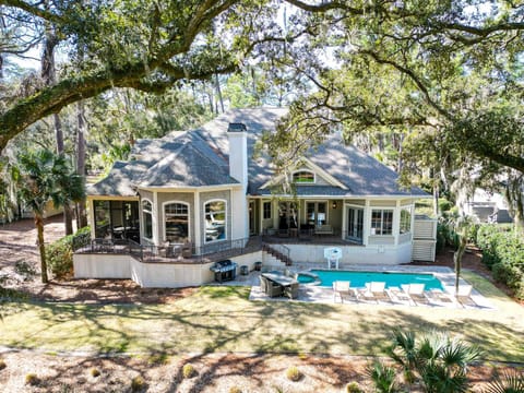 Vacation Home 2 Kings 7 Queens 2 Sleeper Sofas Bikes & Beach Gear Included House in Hilton Head Island