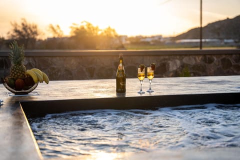 Hot Tub, Sunset