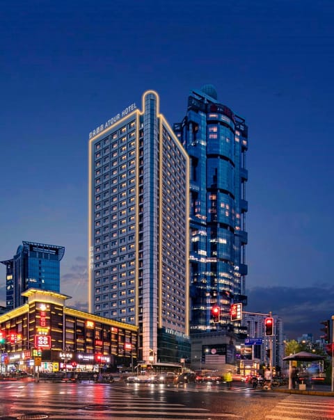 Property building, Night, City view