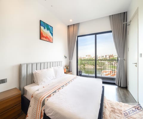 Bed, View (from property/room), Balcony/Terrace, Bedroom