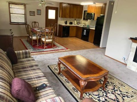 Kitchen or kitchenette, Living room, Dining area