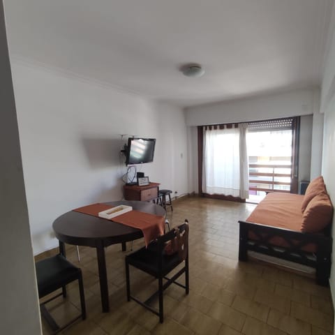 Bed, Living room, Dining area
