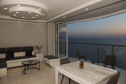 Living room, Beach, Sea view, Sunset