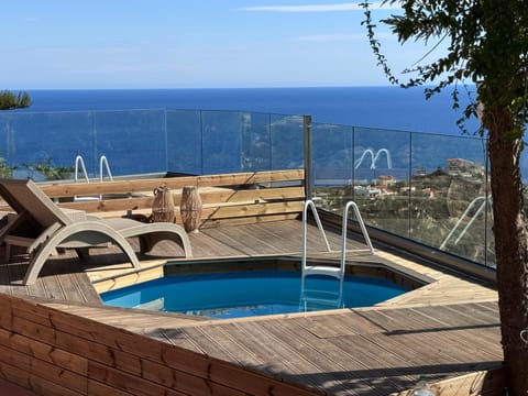 Patio, Sea view, Swimming pool