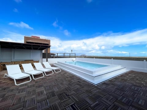 Natural landscape, Pool view, Swimming pool, sunbed