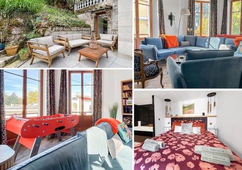 Grand T4 Luxe, SPA, Cheminée Baby-foot, Jardin Apartment in Aix-les-Bains