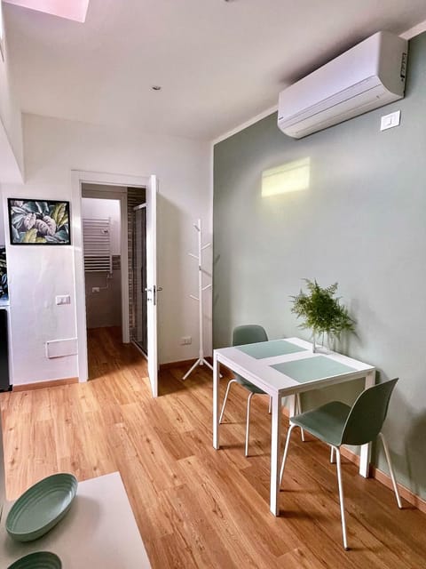 Dining area, air conditioner