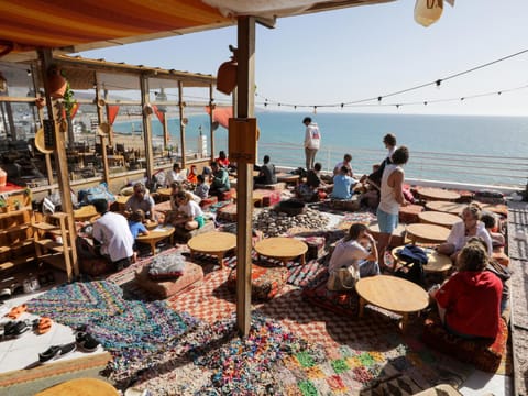 Restaurant/places to eat, Restaurant/places to eat, View (from property/room), Balcony/Terrace, Balcony/Terrace, Beach, Sea view