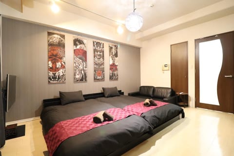 Bed, Photo of the whole room, Bedroom, air conditioner
