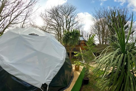 Romantic Treehouse with Hot Tub & BBQ Lodge House in England