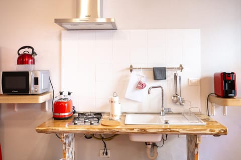 Kitchen or kitchenette, minibar, kitchen