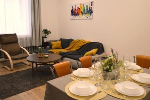 Living room, Seating area, Dining area