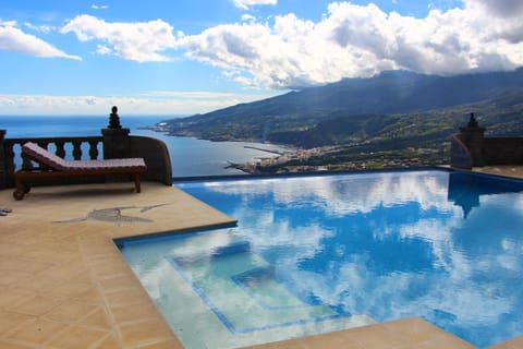 Natural landscape, Mountain view, Pool view, Sea view, Swimming pool, sunbed
