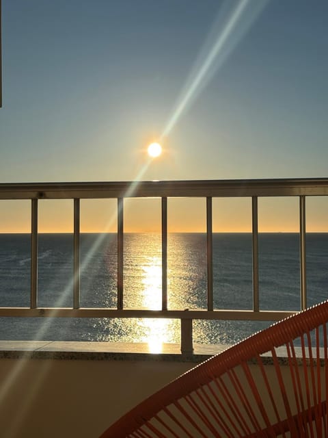 View (from property/room), Balcony/Terrace, Sea view, Sunrise