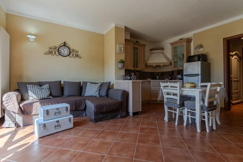 Kitchen or kitchenette, Living room, Seating area, Dining area, oven, stove