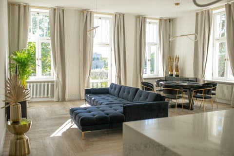 Living room, Seating area, Dining area