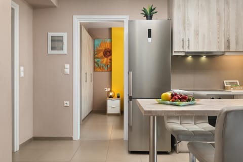 Kitchen or kitchenette, oven