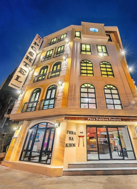 Property building, Night, City view