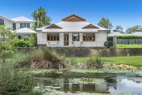 Property building, Garden, Lake view