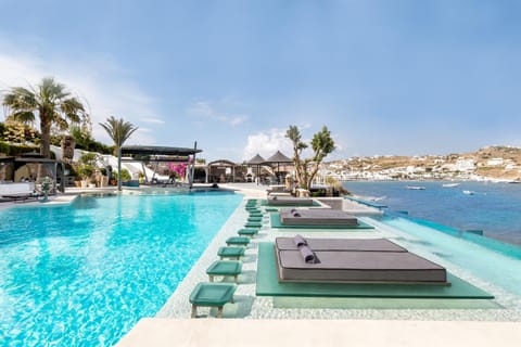 Pool view, Sea view, Swimming pool
