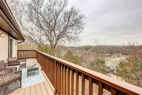 Holiday Island Vacation Rental with 2 Balconies House in Carroll County