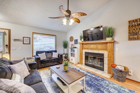 Holiday Island Vacation Rental with 2 Balconies House in Carroll County