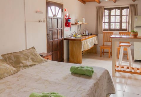 Bed, Kitchen or kitchenette, Photo of the whole room, Dining area, Bedroom, towels