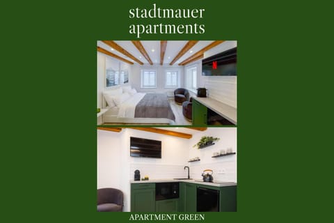 Bed, Kitchen or kitchenette, Photo of the whole room, Seating area