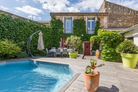 Patio, Garden, Swimming pool
