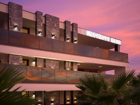 Property building, Sunset