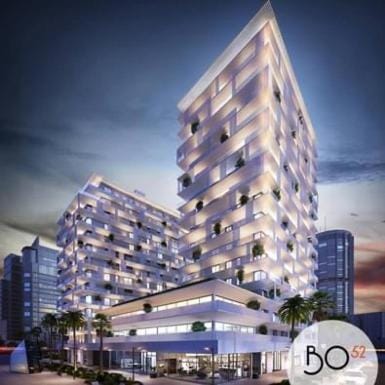 Property building, Night, City view