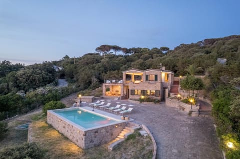 Property building, Living room, Swimming pool