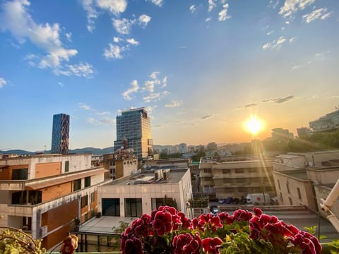 Day, City view, Sunset