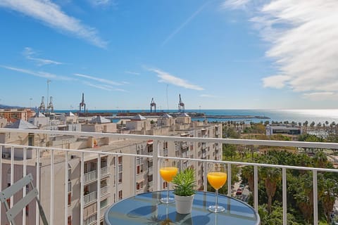View (from property/room), Balcony/Terrace, Sea view