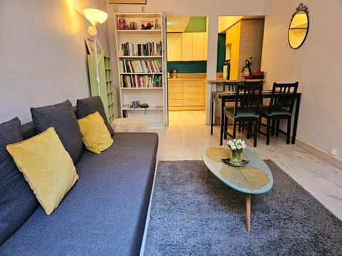 Library, Living room, Dining area