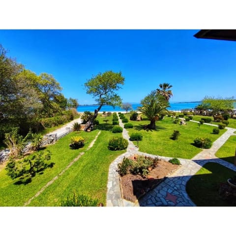 Natural landscape, Garden, Garden view, Sea view