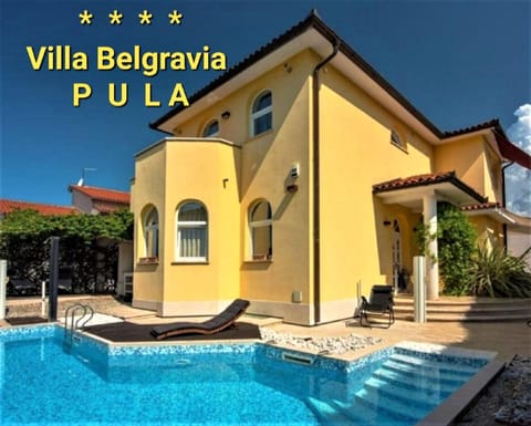 Property building, Pool view, Swimming pool, sunbed
