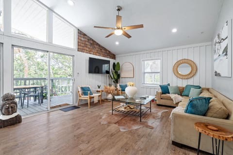 Beachside Cabana Walk to Beach Dog Friendly House in Vilano Beach