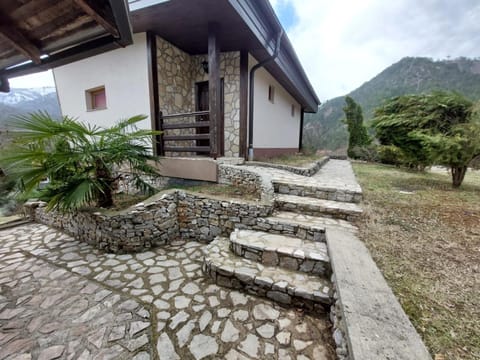Property building, Natural landscape, Garden, Mountain view