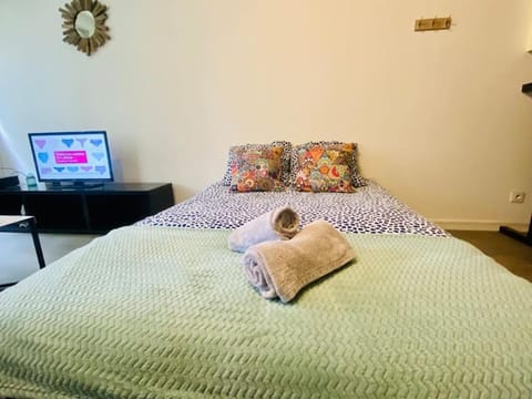 Bed, TV and multimedia, Photo of the whole room, Bedroom