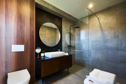 Shower, Toilet, Bathroom, towels