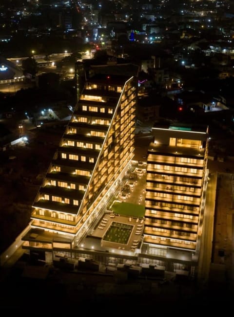 Property building, Night, City view